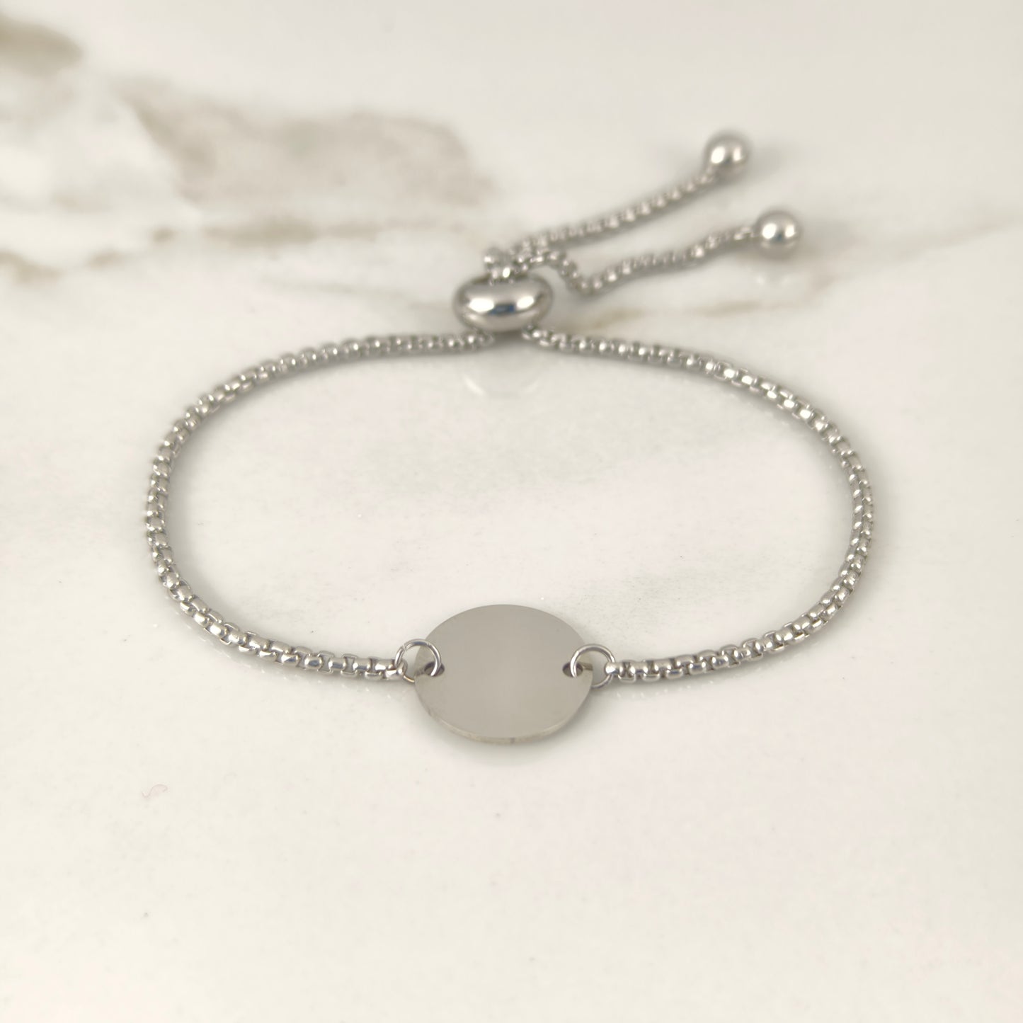 Pulseira Aço Inoxidável • Redonda
