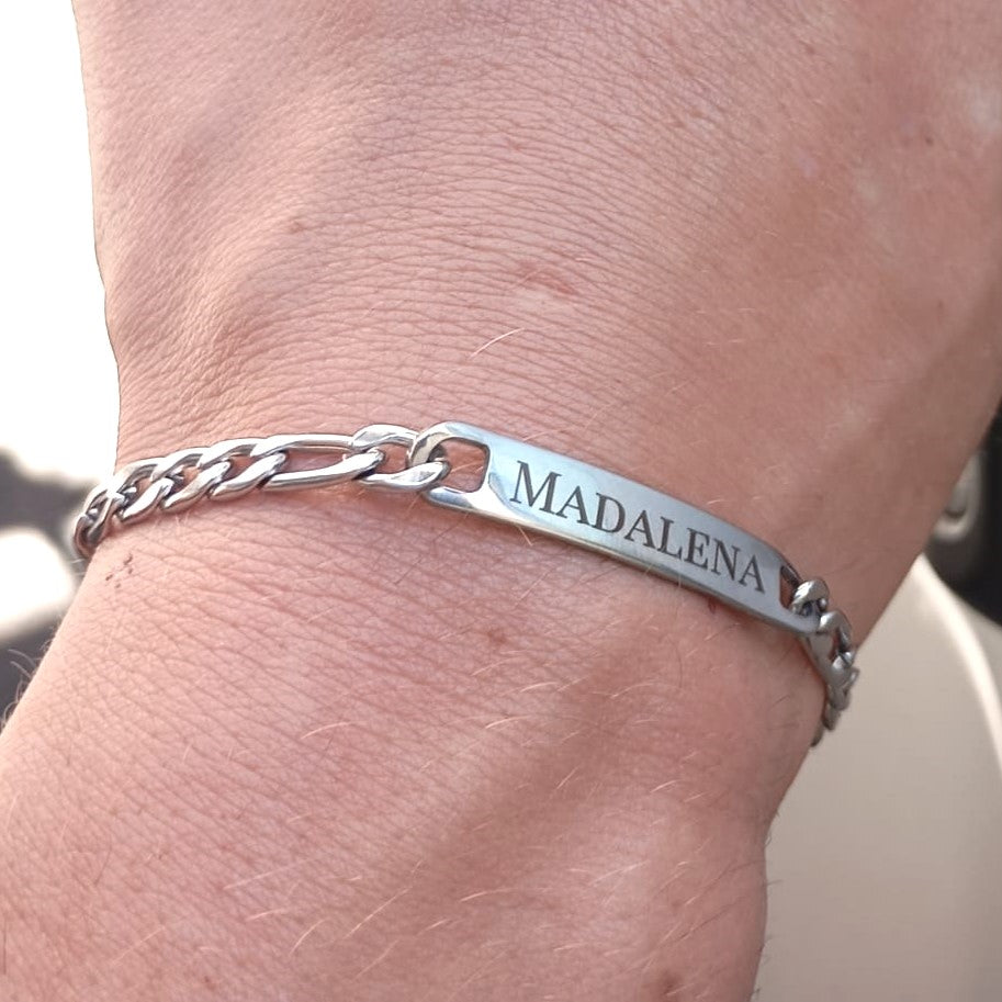 Pulseira em Aço Inoxidável • Homem