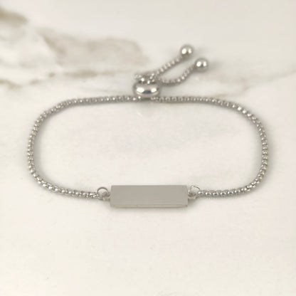Pulseira Aço Inoxidável • Retângular