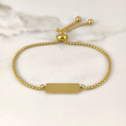 Pulseira Aço Inoxidável • Retângular